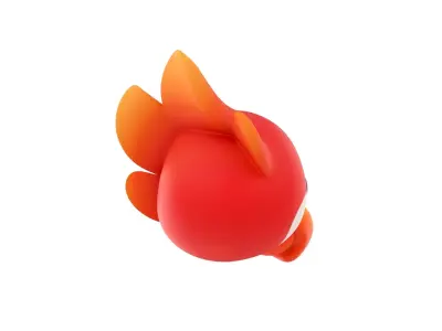 Prop168 Parrot Head 3D model