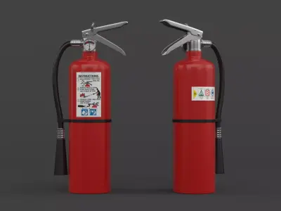 Fire Extinguisher 3D model 23
