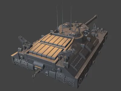 Tanks T95 USA 3D print model