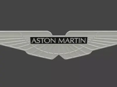 aston martin logo 3D model