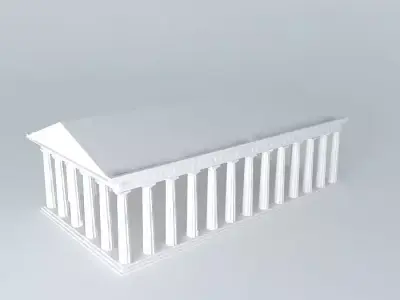 Doric Order Basic Free 3D model