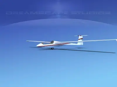 Centrair C-101 Pegase V08 Low-poly 3D model