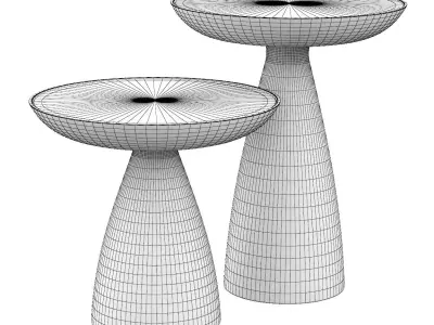 Evan Side table 3D model