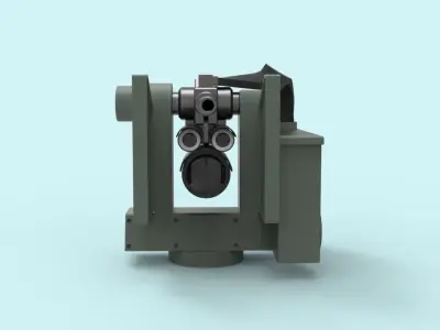 Machine gun 3 3D model