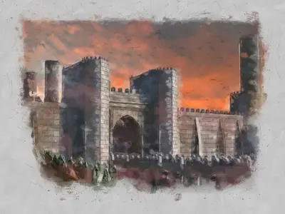 Lowpoly medival environment kitbash vol01 Low-poly 3D model