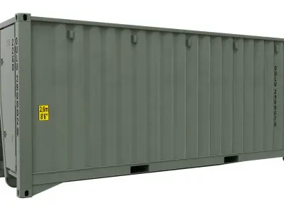 Military Container 3D model purchase