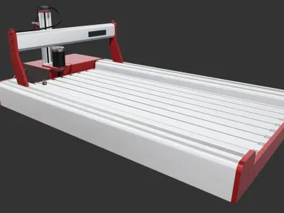 Milling machine 3D model
