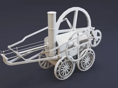 5 Old Machines- High detail 3d models 3D model