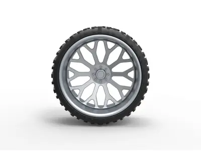 Offroad wheel for lifted trucks 2 3D print model
