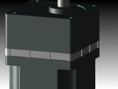 Vexta Brushless DC Motor  Free 3D model