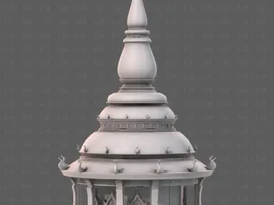 Pagoda V12 3D model