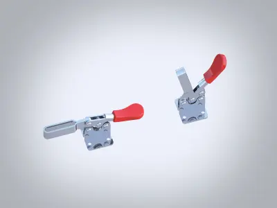 UP 201B Latch Low-poly 3D model