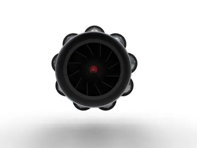 jet engine 3D model V1