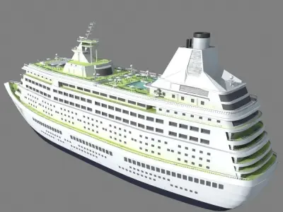 Cruise Ship 3D model