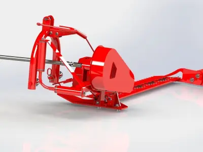 Harvester reaper Free 3D model