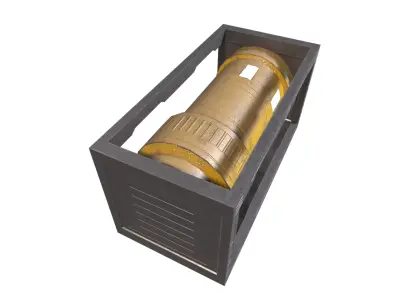 Sci-fic pump  Free low-poly 3D model