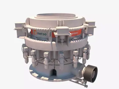 coner crusher mp1000 Low-poly 3D model
