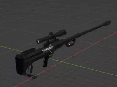 low-poly SnipeX T-Rex 3D model