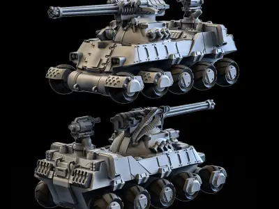 Battle APC 70mm 3D print model