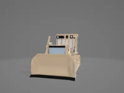 dozer  3D model