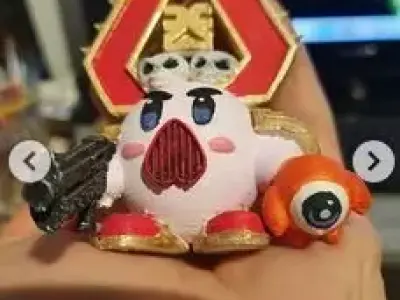 Kirby as Chaos Space Soldier Free 3D print model