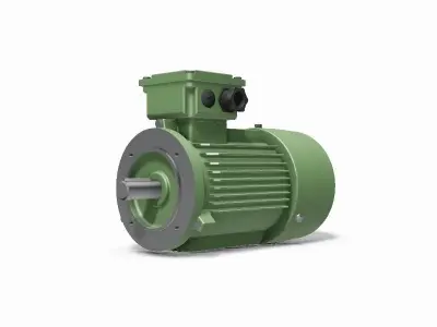 90S B14b IEC electric motor - 3D CAD model 3D model