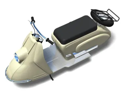 Heinkel Tourist 175A0 3D model