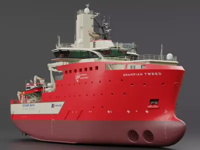 GRAMPIAN TWEED SOV  Low-poly 3D model