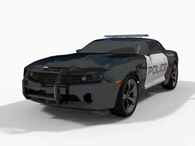 Barricade transformer car model 3D model