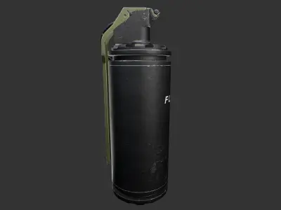 M7290 Stun Grenade Low-poly 3D model