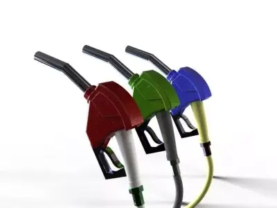 Petrol Pump Nozzle 3D model