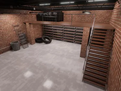 Warehouse loft 3D model order