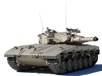 Merkava Mk-3B 3D model