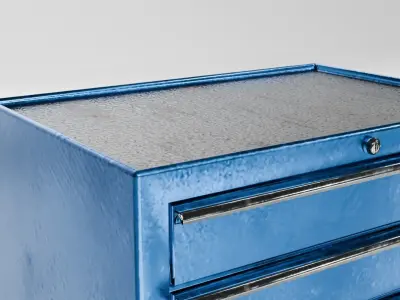workshop drawer Low-poly 3D model