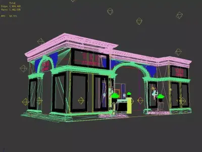 Exhibition - Area - 6X12-3DMAX2009-01 3D model