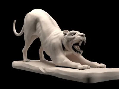 Tiger pose model 3D model