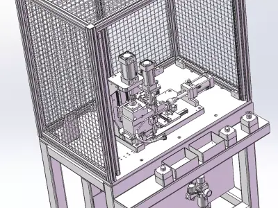 Pipe assembly machine 3D model