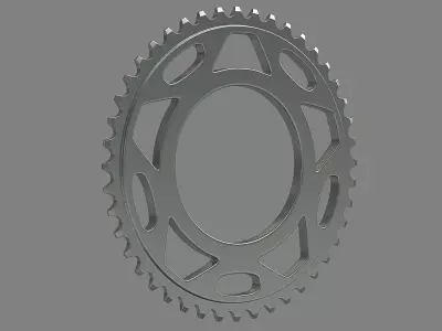 Gear 3D Model bicycle sprocket 3D model