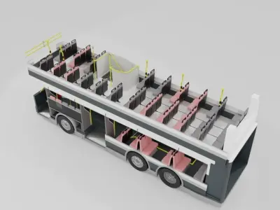 Dennis Dragon Bus 3D model