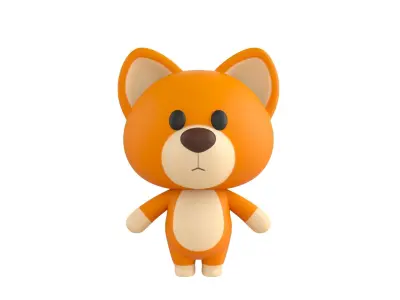Character016 Dog 3D model