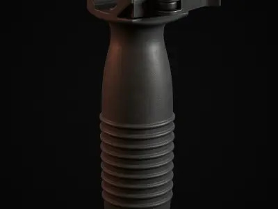 Foregrip Low-poly 3D model purchase