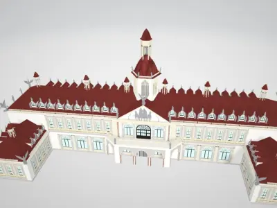 Palace building 3D model