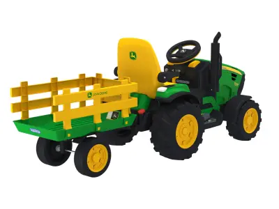 Tractor for children 3D Model 3D model