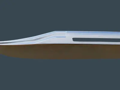 Soldiers Knife Low-poly 3D model