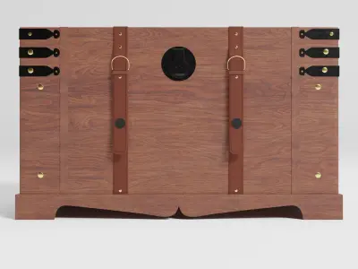 Antique Trunk  3D model