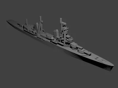 Soviet Kirov Class Cruiser Warship 3D print model