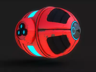 Sci Fi Drone 3D model purchase