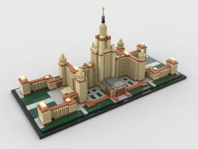Moscow State University  3D model