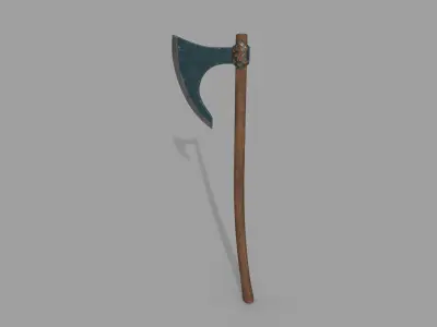 Medieval Axe 3D model buy