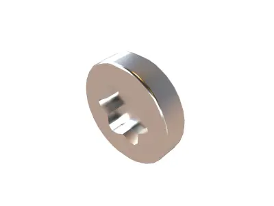 Screw v3 001 Low-poly 3D model